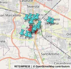 Mappa Via Alessandro Manzoni, 81031 Aversa CE, Italia (1.11684)