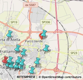 Mappa S.S Sannitica km 13+ 600, 80023 Caivano NA, Italia (3.37438)
