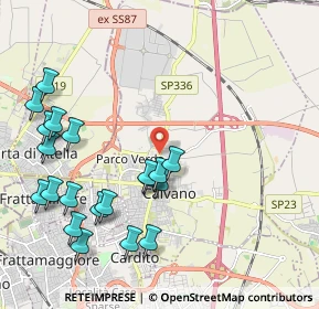 Mappa S.S Sannitica km 13+ 600, 80023 Caivano NA, Italia (2.5525)