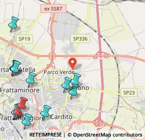 Mappa S.S Sannitica km 13+ 600, 80023 Caivano NA, Italia (3.32714)