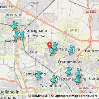 Mappa Via Eugenio Curiel, 81030 Sant'Arpino CE, Italia (2.76273)