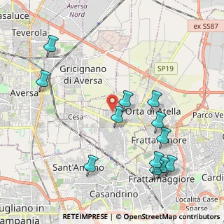 Mappa Via Eugenio Curiel, 81030 Sant'Arpino CE, Italia (2.48917)