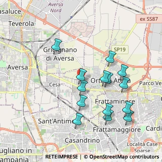 Mappa Via Eugenio Curiel, 81030 Sant'Arpino CE, Italia (2.08214)