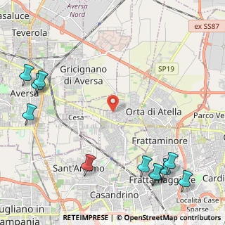 Mappa Via Eugenio Curiel, 81030 Sant'Arpino CE, Italia (3.43818)