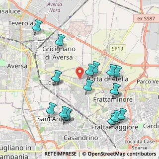 Mappa Via Eugenio Curiel, 81030 Sant'Arpino CE, Italia (2.25056)