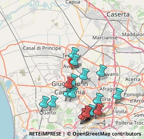 Mappa Piazza Bernini, 81031 Aversa CE, Italia (9.298)