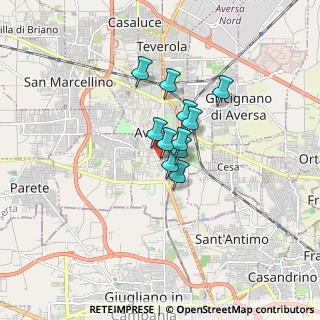 Mappa Piazza Bernini, 81031 Aversa CE, Italia (1.01455)