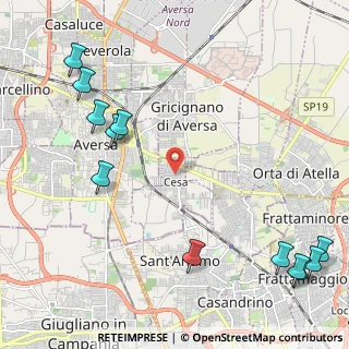 Mappa Via Giuseppe Verdi, 81030 Cesa CE, Italia (3.28083)