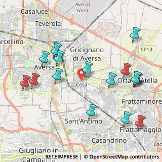 Mappa Via Giuseppe Verdi, 81030 Cesa CE, Italia (2.52824)