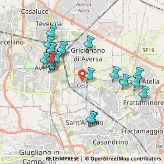 Mappa Via Giuseppe Verdi, 81030 Cesa CE, Italia (2.224)