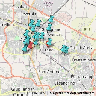 Mappa Via Giuseppe Verdi, 81030 Cesa CE, Italia (1.841)