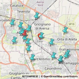 Mappa Via Giuseppe Verdi, 81030 Cesa CE, Italia (2.5165)