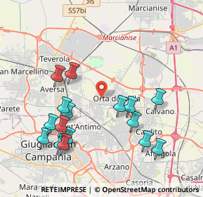 Mappa Via Roma, 81030 Succivo CE, Italia (4.57063)