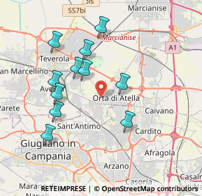 Mappa Via Roma, 81030 Succivo CE, Italia (3.83818)