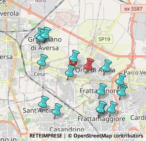 Mappa Via Roma, 81030 Succivo CE, Italia (2.27375)