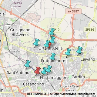 Mappa Via Giuseppe Garibaldi Libertario, 81030 Orta di Atella CE, Italia (1.84909)