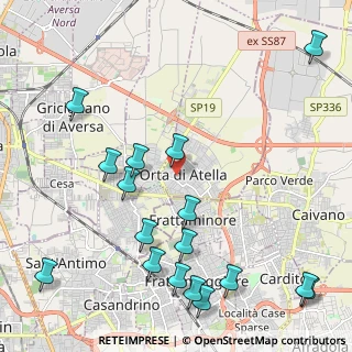 Mappa Via Giuseppe Garibaldi Libertario, 81030 Orta di Atella CE, Italia (2.92235)