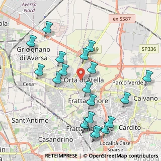 Mappa Via Giuseppe Garibaldi Libertario, 81030 Orta di Atella CE, Italia (2.4205)