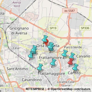 Mappa Via Giuseppe Garibaldi Libertario, 81030 Orta di Atella CE, Italia (2.0325)