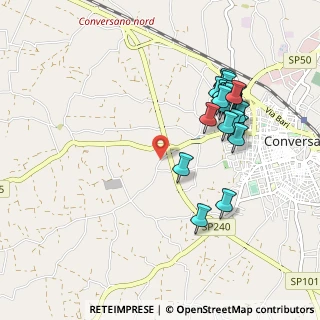 Mappa Viale Gravello Bassi, 70014 Conversano BA, Italia (1.06552)
