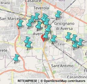 Mappa Via Nino Bixio, 81031 Aversa CE, Italia (1.932)