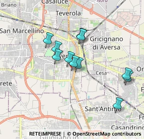 Mappa Via Nino Bixio, 81031 Aversa CE, Italia (1.63455)