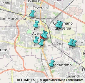 Mappa Via Nino Bixio, 81031 Aversa CE, Italia (1.62091)