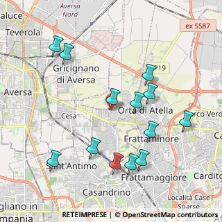 Mappa Via Orazio, 81030 Succivo CE, Italia (2.26538)