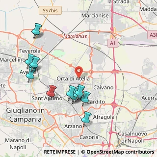 Mappa Via Antonio de Curtis, 81030 Orta di Atella CE, Italia (4.65286)
