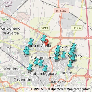 Mappa Via Antonio de Curtis, 81030 Orta di Atella CE, Italia (2.351)