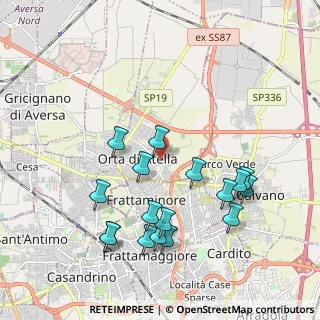 Mappa Via Antonio de Curtis, 81030 Orta di Atella CE, Italia (2.22882)