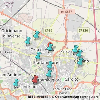 Mappa Via Antonio de Curtis, 81030 Orta di Atella CE, Italia (2.55917)
