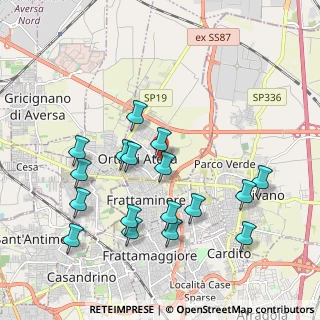 Mappa Via Antonio de Curtis, 81030 Orta di Atella CE, Italia (2.18706)