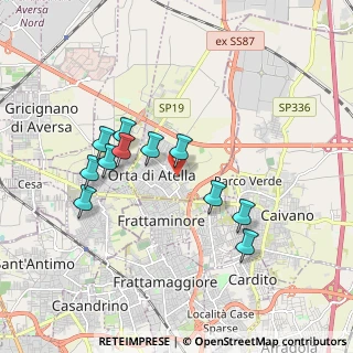 Mappa Via Antonio de Curtis, 81030 Orta di Atella CE, Italia (1.8)