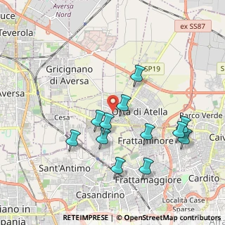 Mappa Via Villa, 81030 Succivo CE, Italia (2.055)