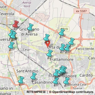 Mappa Via Villa, 81030 Succivo CE, Italia (2.882)