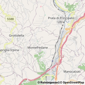 Mappa Montefredane