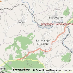 Mappa San Mango sul Calore