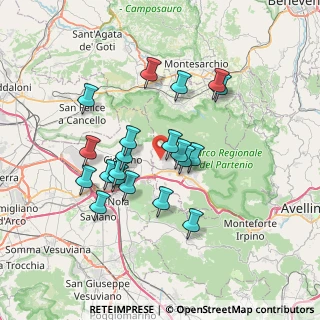 Mappa Via S. Angelo, 83021 Avella AV, Italia (6.746)