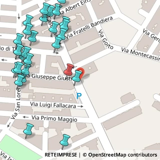 Mappa Via Giuseppe Giusti, 70014 Conversano BA, Italia (0.09286)