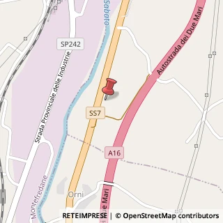 Mappa Via Strada Statale 7 Bis, Km 304.500, 83039 Pratola Serra, Avellino (Campania)