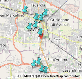 Mappa Piazzetta Salvatore Quasimodo, 81031 Aversa CE, Italia (2.27636)