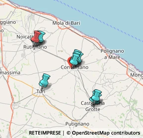 Mappa Via Campo Sportivo, 70014 Conversano BA, Italia (6.895)