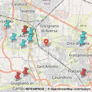 Mappa Piazza Alfonso de Michele, 81030 Cesa CE, Italia (3.2725)