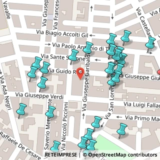 Mappa Via Francesco De Sanctis, 70014 Conversano BA, Italia (0.08966)