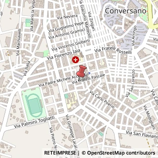 Mappa Via Fratelli Pascale, 39, 70014 Conversano, Bari (Puglia)