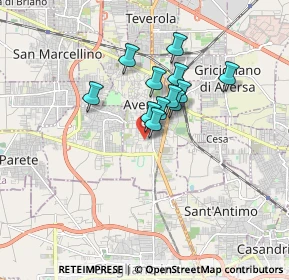 Mappa Via Pietro Pirolo, 81031 Aversa CE, Italia (1.27583)