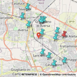 Mappa Via Francesco Bagno, 81030 Cesa CE, Italia (2.44429)