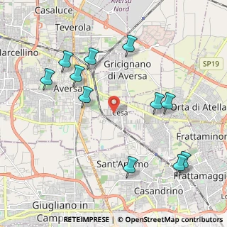 Mappa Via Francesco Bagno, 81030 Cesa CE, Italia (2.44545)