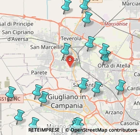Mappa Via delle Acacie, 81031 Aversa CE, Italia (6.211)